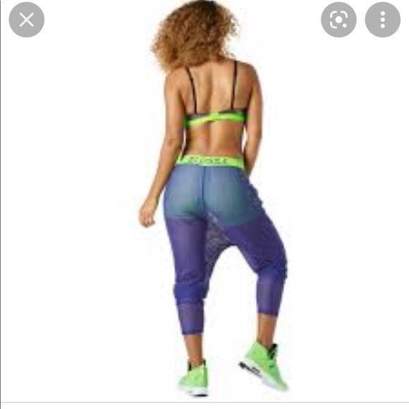Nwt Zumba Fast Beats Harem Pants - Picture 2 of 5